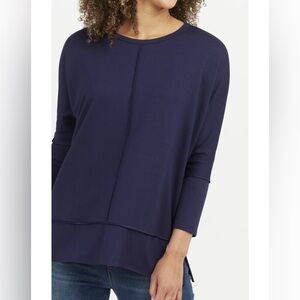 Spanx Perfect Length Dolman 3/4 Sleeve Sweatshirt Size Medium